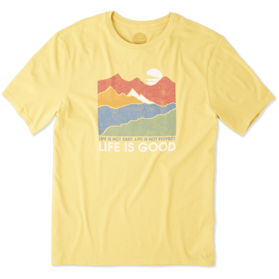 Men's Life Isn't Easy Mountains Smooth Tee Men's Life Isn't Easy Mountains Smooth Tee