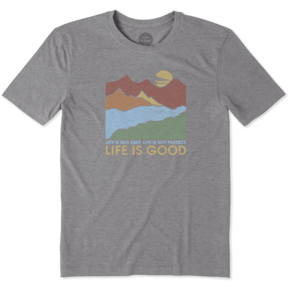 Men's Life Isn't Easy Mountains Cool Tee Men's Life Isn't Easy Mountains Cool Tee
