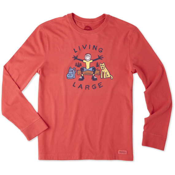 Men's Live Large Outdoor Long Sleeve Crusher Tee Men's Live Large Outdoor Long Sleeve Crusher Tee