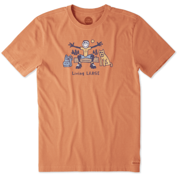 Men's Living LARGE Camp Crusher Tee Men's Living LARGE Camp Crusher Tee