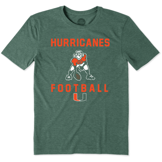 Men's Miami Football Jake Cool Tee Men's Miami Football Jake Cool Tee