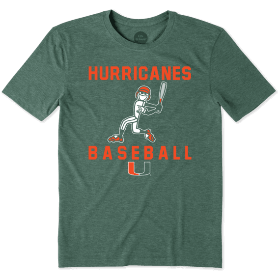 Men's Miami Baseball Jake Cool Tee Men's Miami Baseball Jake Cool Tee