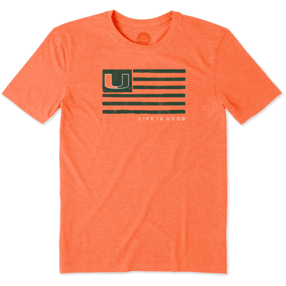 Men's Miami Team Flag Cool Tee Men's Miami Team Flag Cool Tee