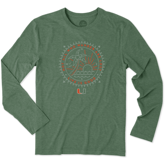 Men's Miami Wander Long Sleeve Cool Tee Men's Miami Wander Long Sleeve Cool Tee
