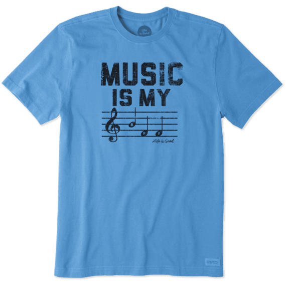 Men's Music Is My BFF Crusher Tee Men's Music Is My BFF Crusher Tee