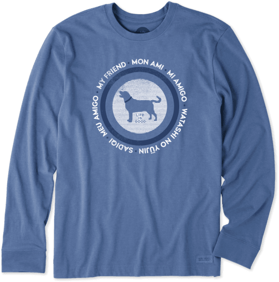 Men's My Friend Long Sleeve Crusher Tee Men's My Friend Long Sleeve Crusher Tee