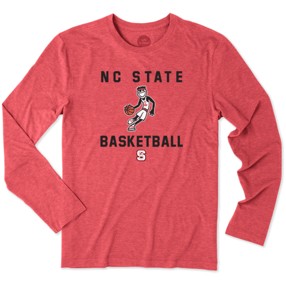 Men's NC State Wolfpack Athlete Jake Long Sleeve Cool Tee Men's NC State Wolfpack Athlete Jake Long Sleeve Cool Tee