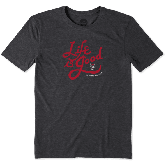 Men's NC State Wolfpack Lig Flourish Cool Tee Men's NC State Wolfpack Lig Flourish Cool Tee