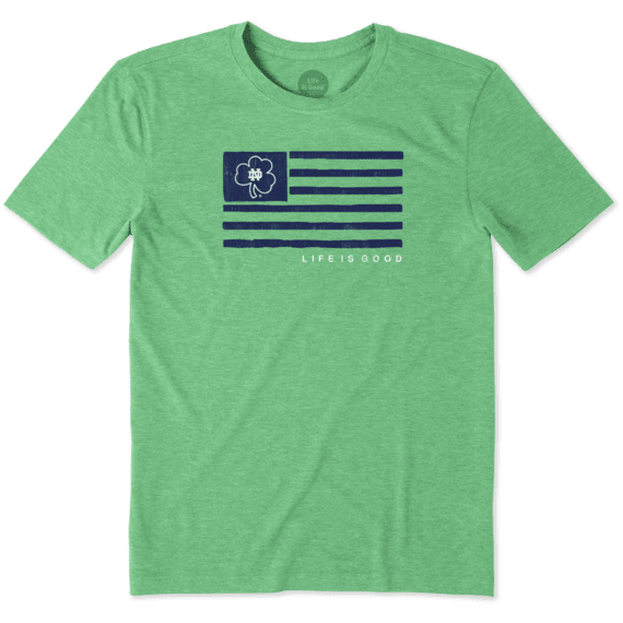 Men's Notre Dame Team Flag Cool Tee Men's Notre Dame Team Flag Cool Tee