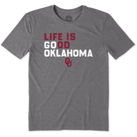 Men's Oklahoma Sooners LIG Go Team Cool Tee Men's Oklahoma Sooners LIG Go Team Cool Tee