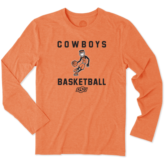 Men's Oklahoma State Cowboys Athlete Jake Long Sleeve Cool Tee Men's Oklahoma State Cowboys Athlete Jake Long Sleeve Cool Tee