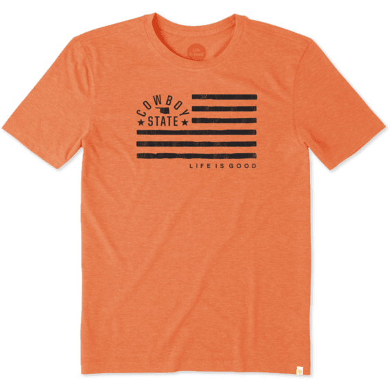 Men's Oklahoma State Cowboys Team Flag Cool Tee Men's Oklahoma State Cowboys Team Flag Cool Tee