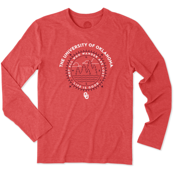 Men's Oklahoma Wander Long Sleeve Cool Tee Men's Oklahoma Wander Long Sleeve Cool Tee