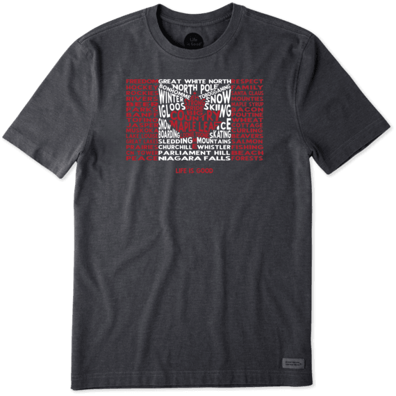 Men's Canada Our Flag Crusher Tee Men's Canada Our Flag Crusher Tee