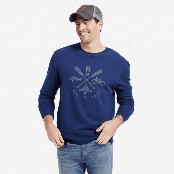 Men's Outdoor Elements Crew Sweatshirt Men's Outdoor Elements Crew Sweatshirt