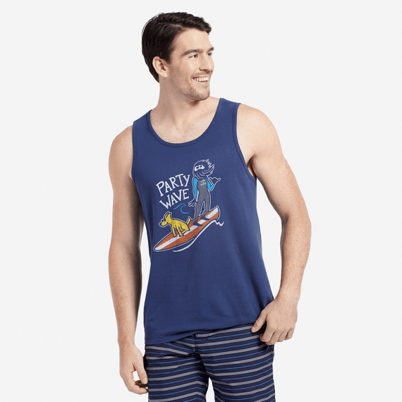 Men's Party Wave Surf Smooth Surfer Tank Men's Party Wave Surf Smooth Surfer Tank