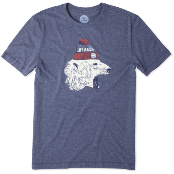 Men's Polar Bear Cap Cool Tee Men's Polar Bear Cap Cool Tee