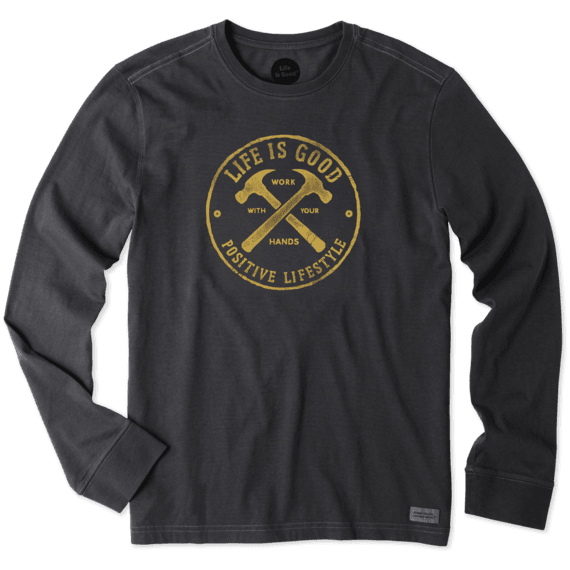Men's Positive Lifestyle Hammers Long Sleeve Crusher Tee Men's Positive Lifestyle Hammers Long Sleeve Crusher Tee