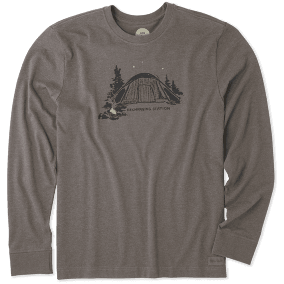 Men's Recharging Station Long Sleeve Crusher Tee Men's Recharging Station Long Sleeve Crusher Tee