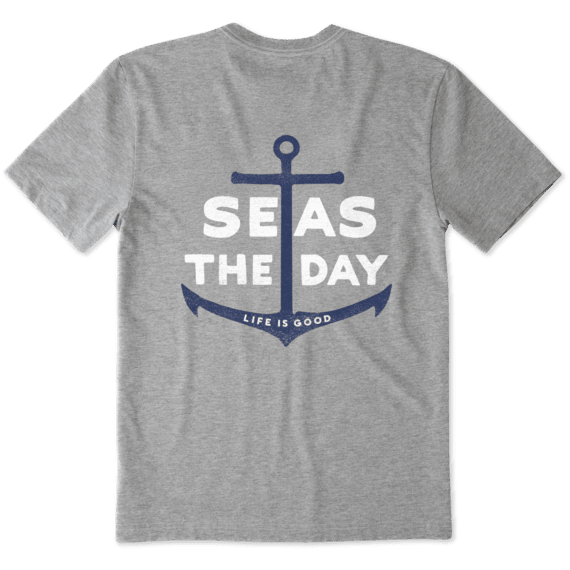 Men's Seas The Day Anchor Crusher Tee Men's Seas The Day Anchor Crusher Tee