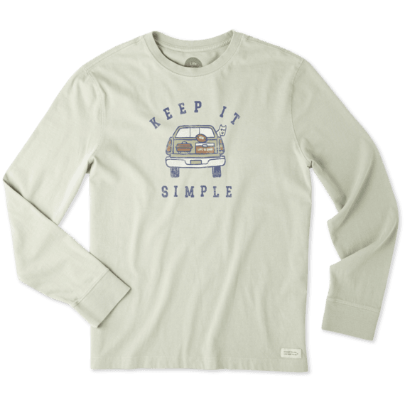 Men's Simple Tailgate Long Sleeve Crusher Tee Men's Simple Tailgate Long Sleeve Crusher Tee