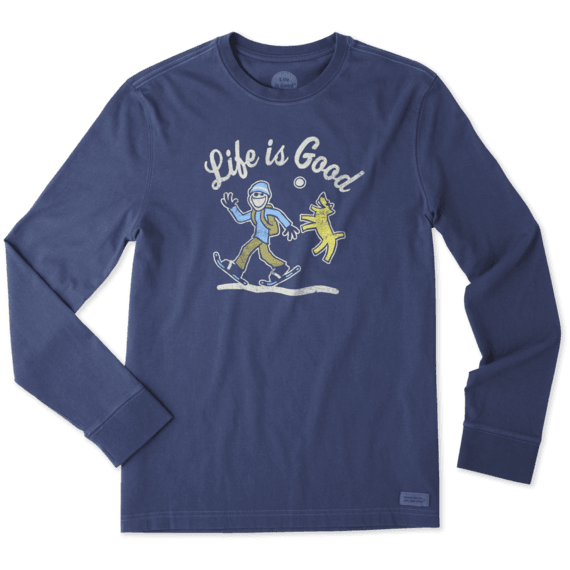 Men's Snowshoe Walk Long Sleeve Crusher Tee Men's Snowshoe Walk Long Sleeve Crusher Tee