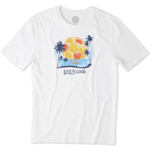 Men's Soccer Palm Trees Smooth Tee Men's Soccer Palm Trees Smooth Tee