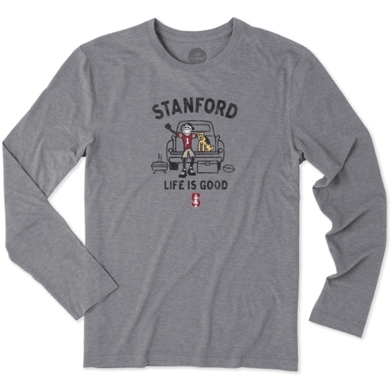 Men's Stanford Tailgate Jake Long Sleeve Cool Tee Men's Stanford Tailgate Jake Long Sleeve Cool Tee