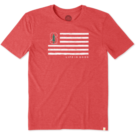 Men's Stanford Team Flag Cool Tee Men's Stanford Team Flag Cool Tee