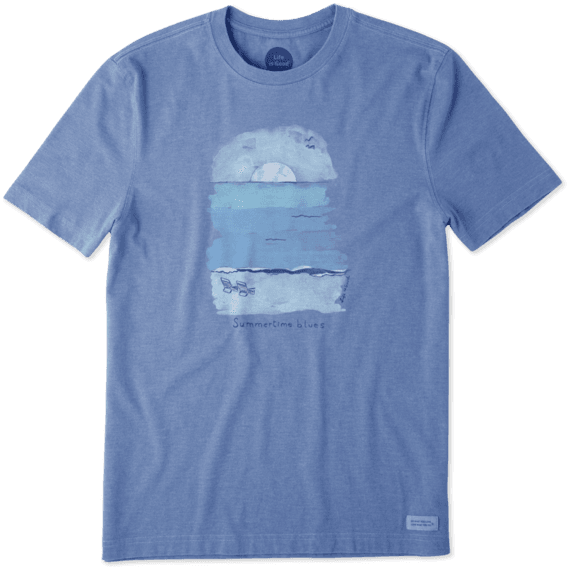 Men's Summertime Blues Crusher Tee Men's Summertime Blues Crusher Tee