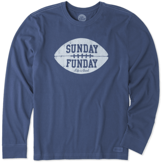 Men's Sunday Funday Long Sleeve Crusher Tee Men's Sunday Funday Long Sleeve Crusher Tee