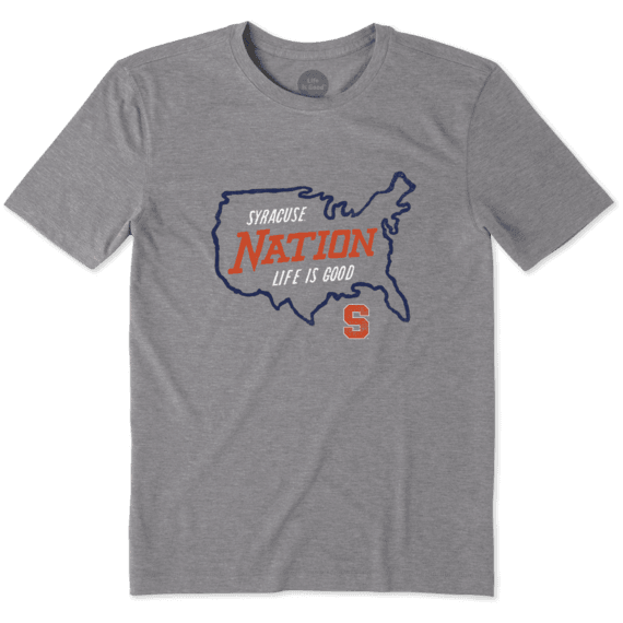 Men's Syracuse Orangemen Nation Outline Cool Tee Men's Syracuse Orangemen Nation Outline Cool Tee