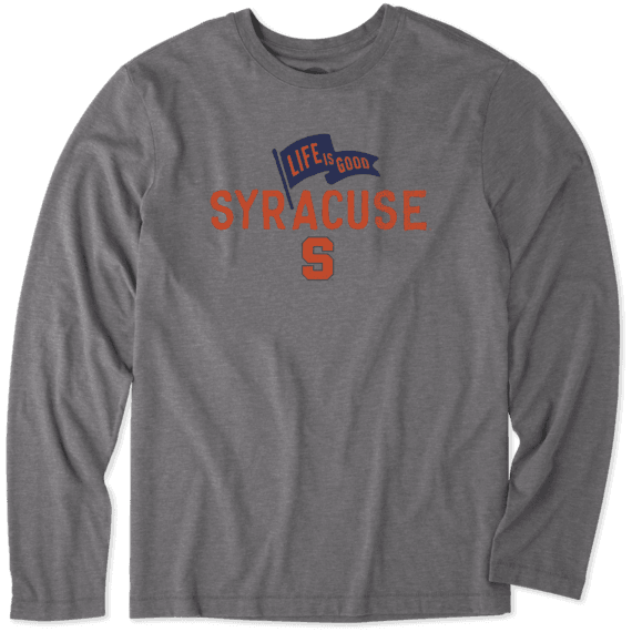 Men's Syracuse Pennant Long Sleeve Cool Tee Men's Syracuse Pennant Long Sleeve Cool Tee