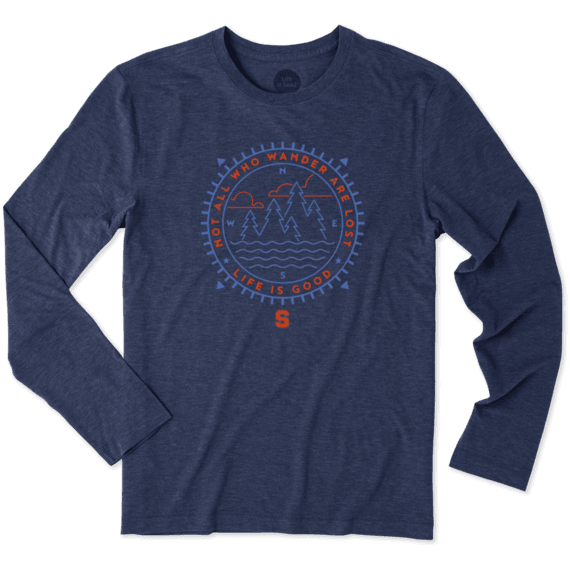 Men's Syracuse Wander Scene Long Sleeve Cool Tee Men's Syracuse Wander Scene Long Sleeve Cool Tee