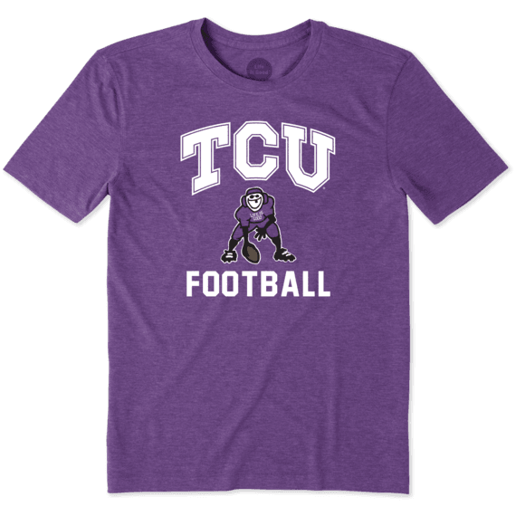 Men's TCU Horned Frogs Football Jake Cool Tee Men's TCU Horned Frogs Football Jake Cool Tee