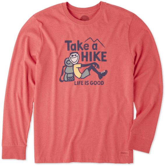 Men's Take A Hike Long Sleeve Crusher Tee Men's Take A Hike Long Sleeve Crusher Tee