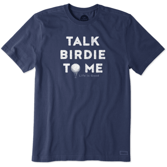 Men's Talk Birdie To Me Crusher Tee Men's Talk Birdie To Me Crusher Tee