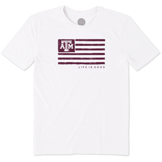 Men's Texas A&M Aggies Team Flag Cool Tee Men's Texas A&M Aggies Team Flag Cool Tee