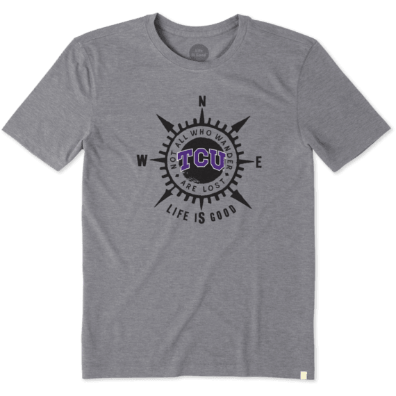 Men's Texas Christian Compass Cool Tee Men's Texas Christian Compass Cool Tee