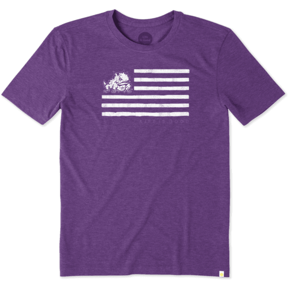 Men's Texas Christian Flag Cool Tee Men's Texas Christian Flag Cool Tee