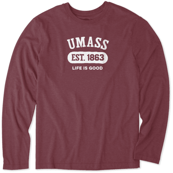 Men's UMass Team Pill Long Sleeve Cool Tee Men's UMass Team Pill Long Sleeve Cool Tee