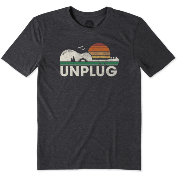 Men's Unplug Camp Guitar Cool Tee Men's Unplug Camp Guitar Cool Tee