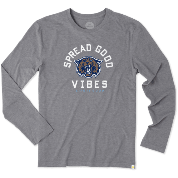 Men's Villanova Good Vibes Long Sleeve Cool Tee Men's Villanova Good Vibes Long Sleeve Cool Tee
