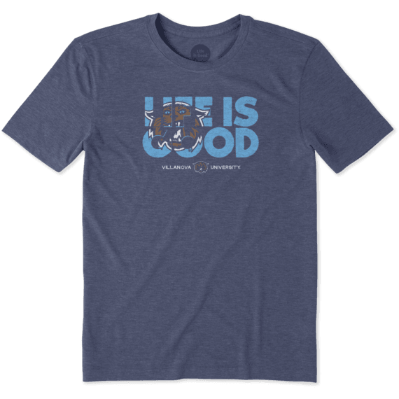Men's Villanova Life is Good Cool Tee Men's Villanova Life is Good Cool Tee