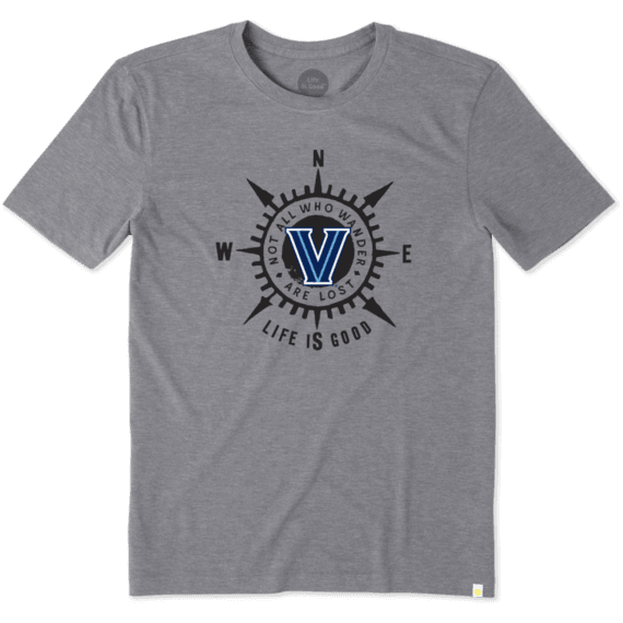 Men's Villanova University Wander Compass Cool Tee Men's Villanova University Wander Compass Cool Tee