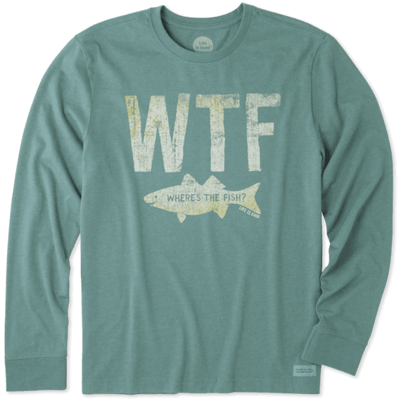 Men's WTF Long Sleeve Crusher Tee Men's WTF Long Sleeve Crusher Tee