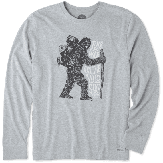 Men's Walk On The Wild Side Long Sleeve Crusher Tee Men's Walk On The Wild Side Long Sleeve Crusher Tee
