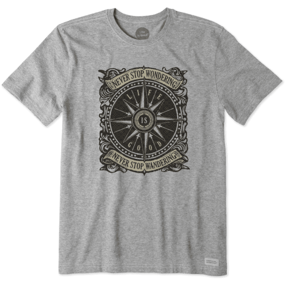 Men's Wander Compass Crusher Tee Men's Wander Compass Crusher Tee