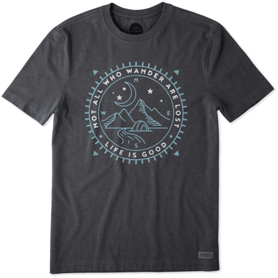 Men's Wander Compass Scene Crusher Tee Men's Wander Compass Scene Crusher Tee