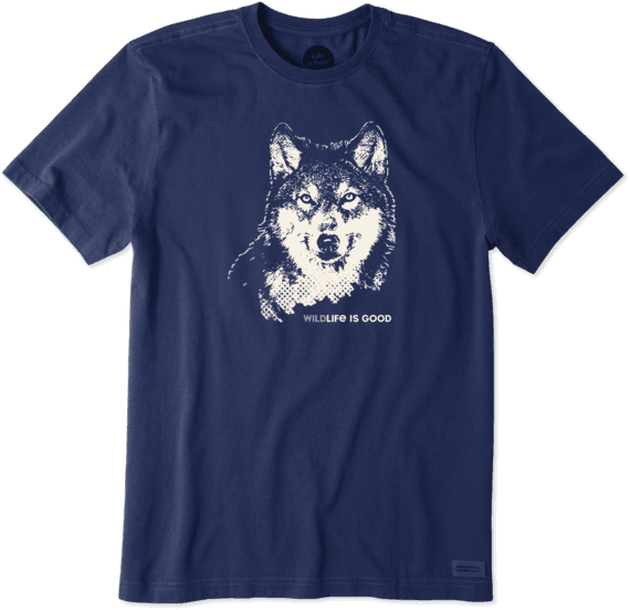 Men's Wildlife Wolf Crusher Tee Men's Wildlife Wolf Crusher Tee